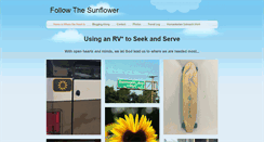 Desktop Screenshot of followthesunflower.com